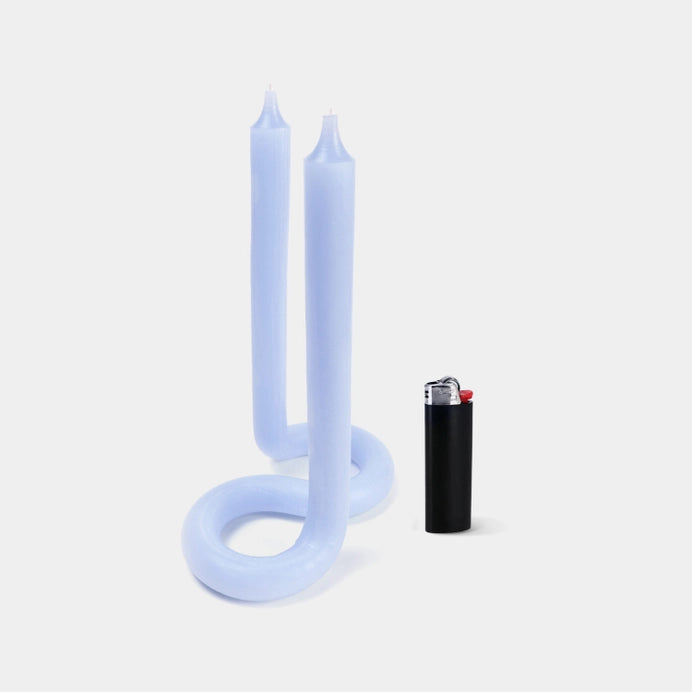 Twist Candle Sticks By Lex Pott - Light Lavender