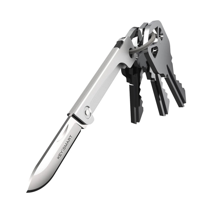 KeySmart Mini Knife; Stainless Steel