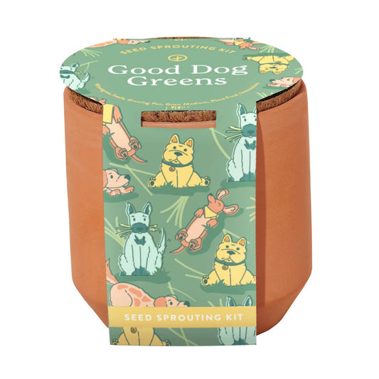 Tiny Terracotta Pet Grow Kits - Good Dog Greens