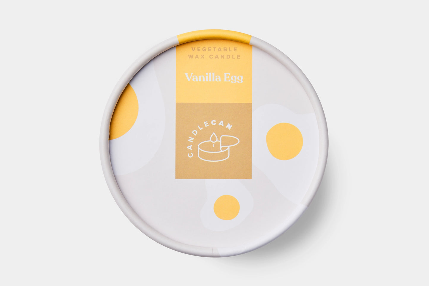 Candlecan Tin Candle - Vanilla Egg