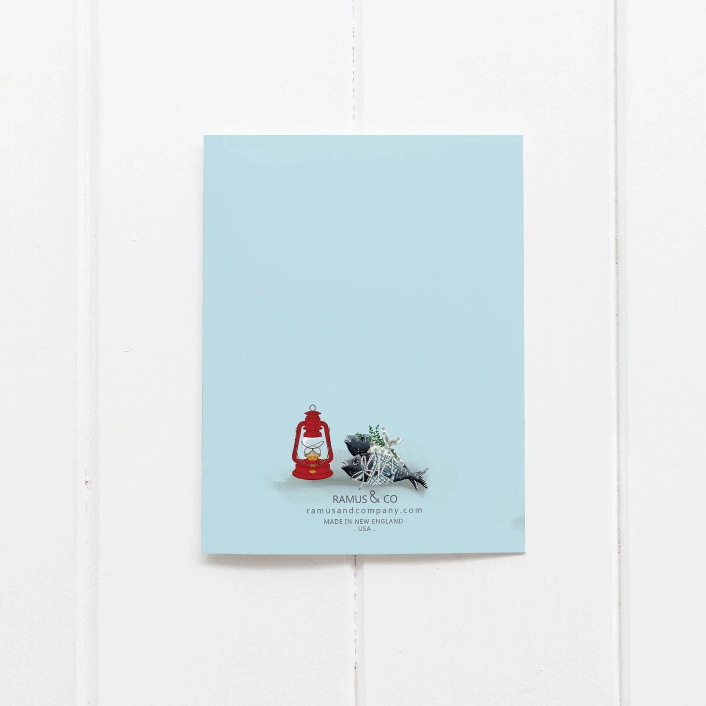 Greeting Cards - Santa Fisherman