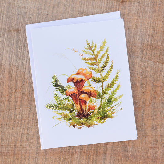 Greeting Cards - Chanterelle Mushroom