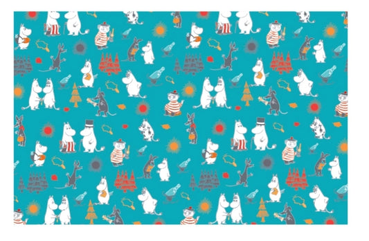 Moomin Pattern Warm Cozy Throw Blanket - Friends