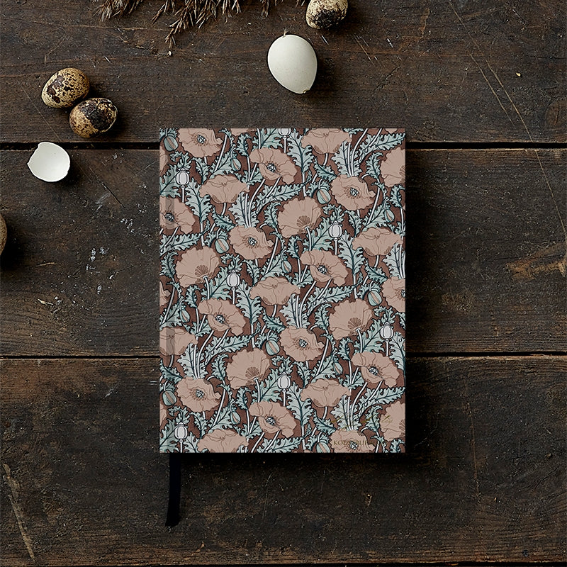 Rose Poppy Notebook