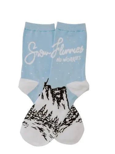 Snow Flurries No Worries Unisex Socks