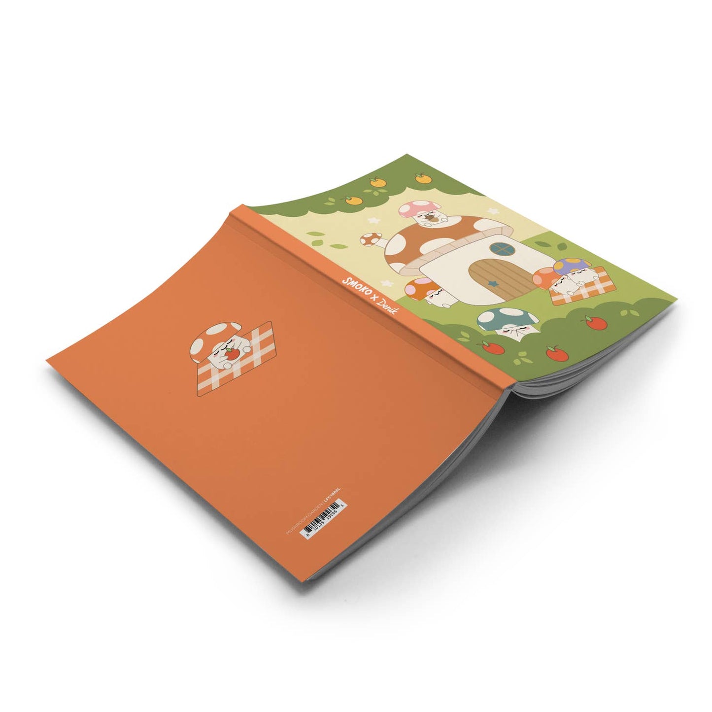 Smoko Mushroom Garden Classic Layflat Notebook