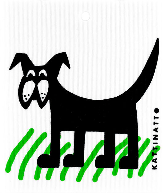 Swedish Dishcloth - Dog in Grass