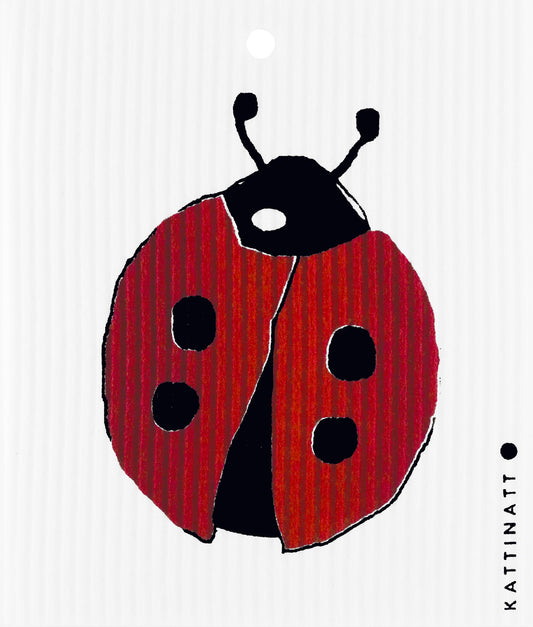 Swedish Dishcloth - Ladybug