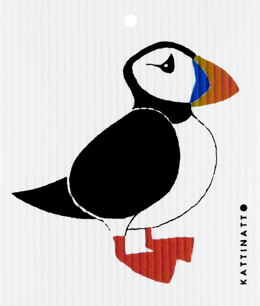 Swedish Dishcloth - Puffin