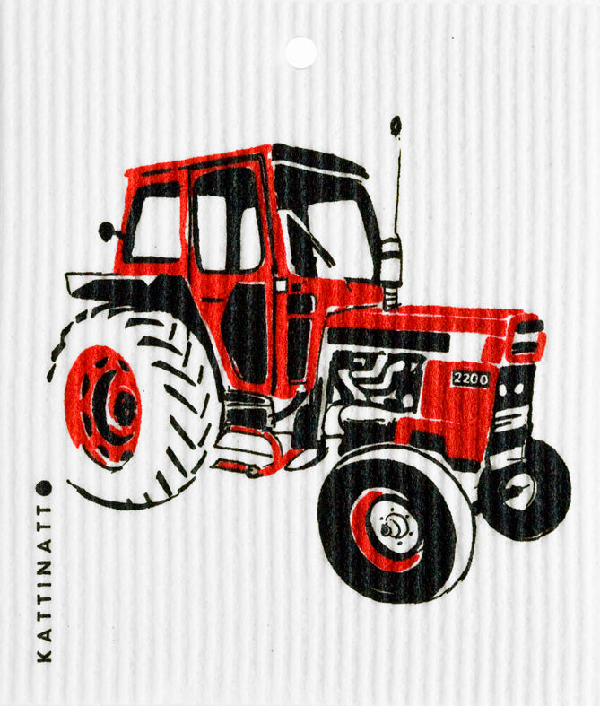 Swedish Dishcloth - Tractor