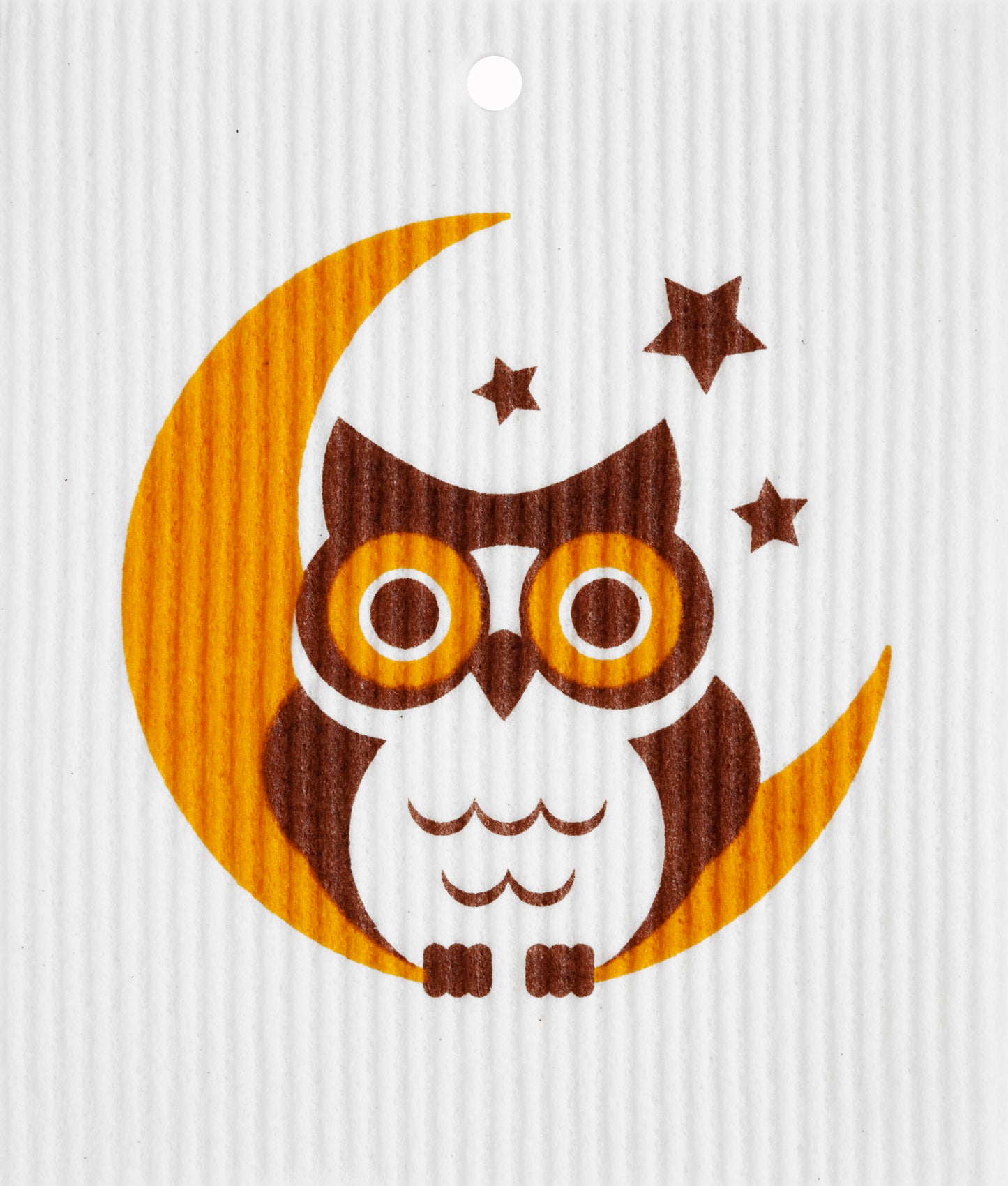 Swedish Dishcloth - Owl in Moon