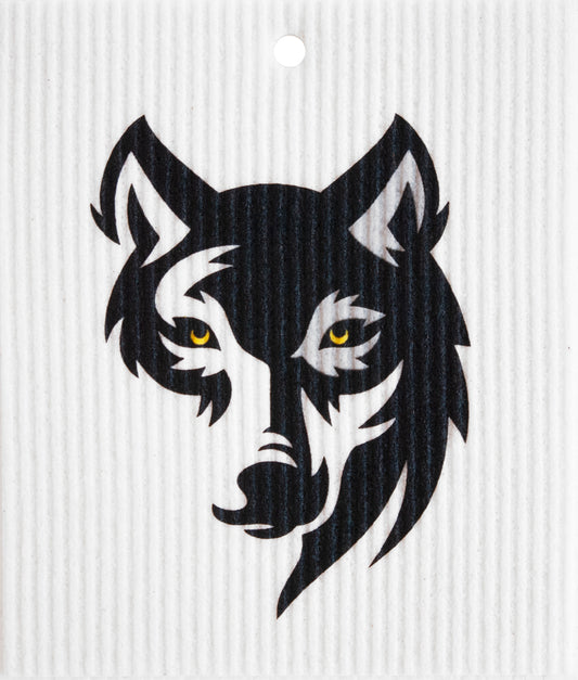 Swedish Dishcloth - Wolf Head