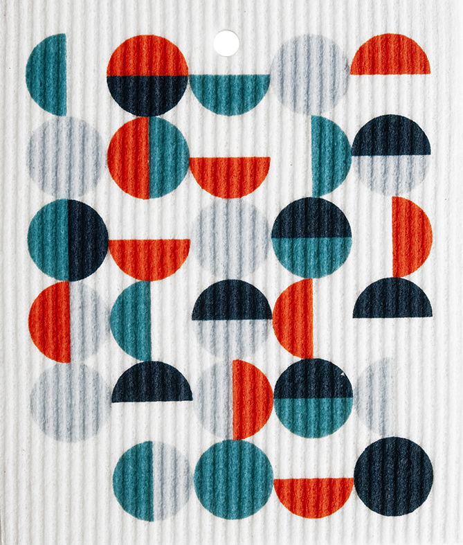 Swedish Dishcloth - Graphic Circles