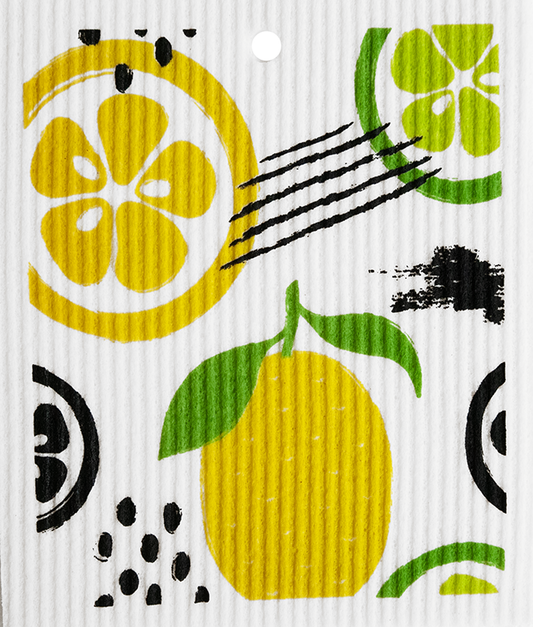 Swedish Dishcloth - Lemons & Limes