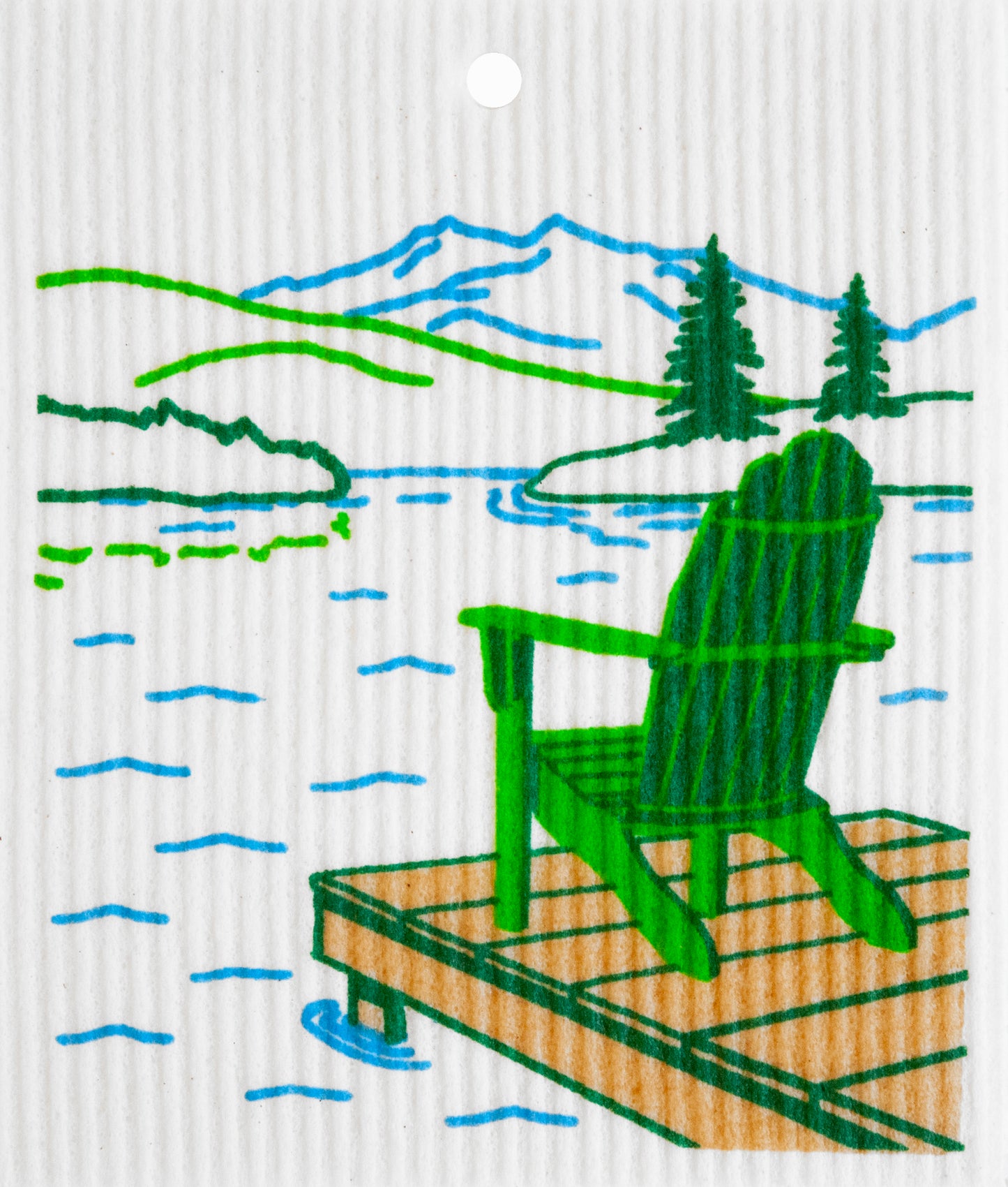 Swedish Dishcloth - Adirondack Chair