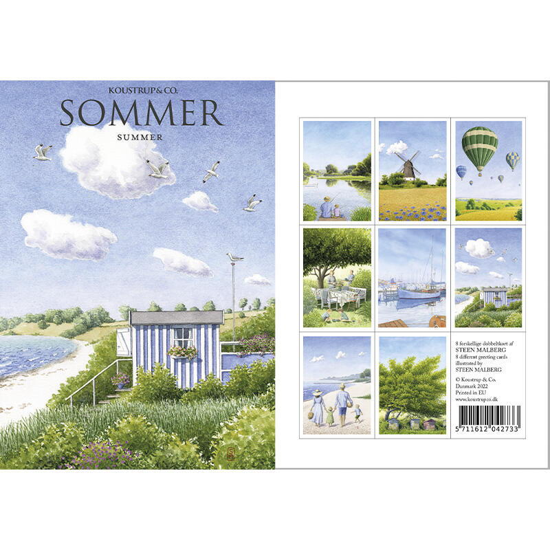 8 Cards with Envelopes - Summer