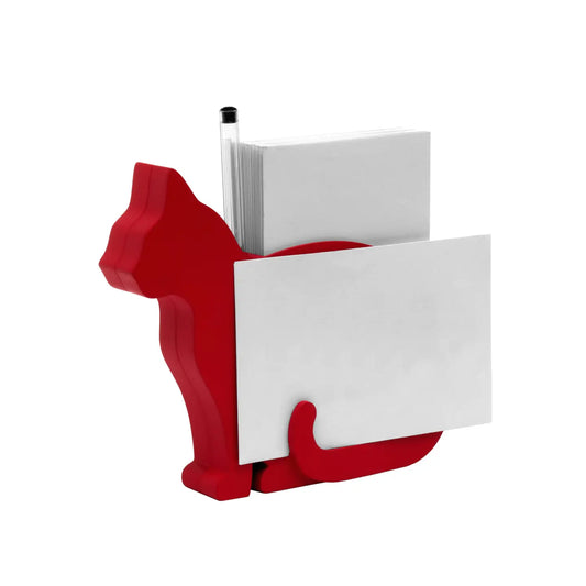 Felix Cat Note Block Holder with Noteblock - Red