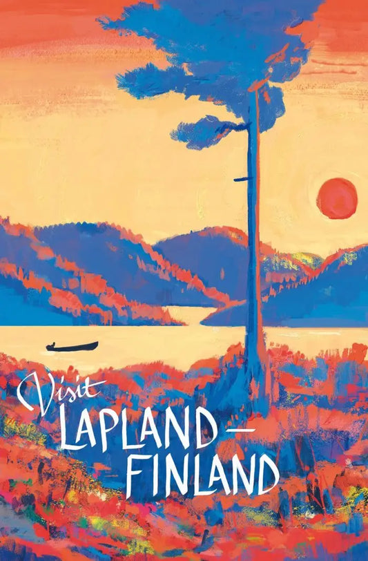 Postcard - Visit Lapland by Väinö Heinonen