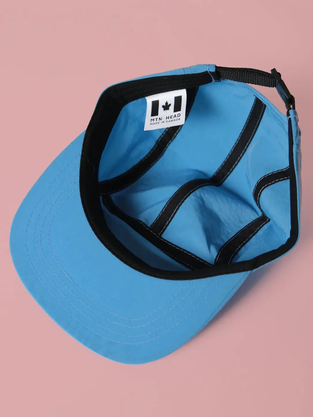 Muttonhead 5 Panel Hat - Sky Blue Nylon