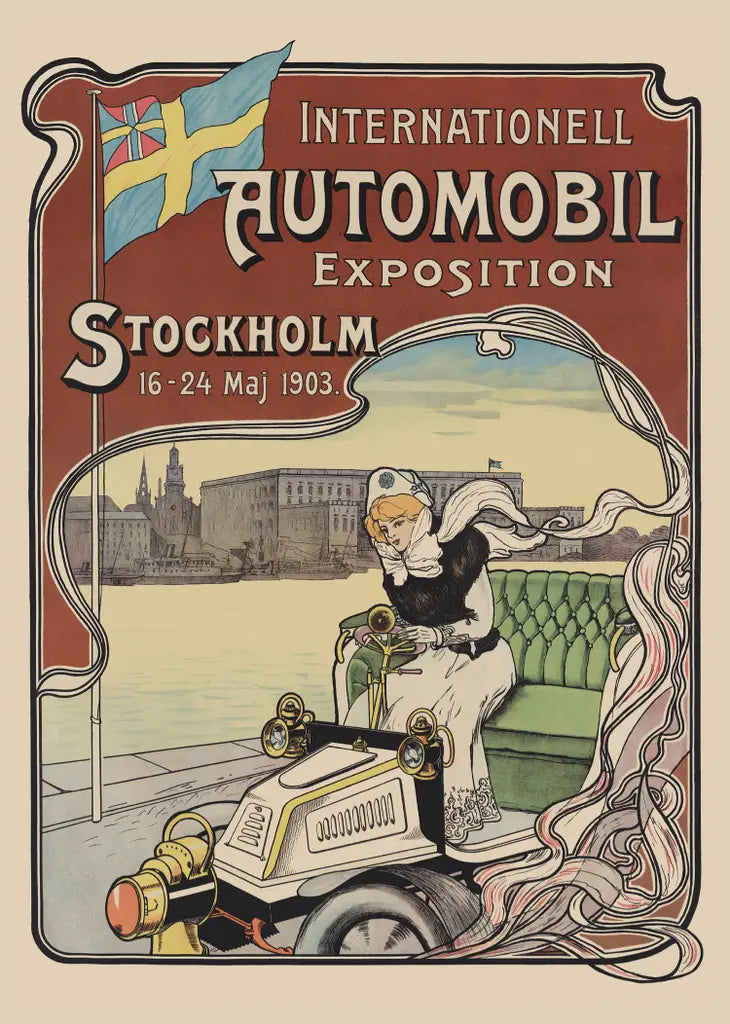 Postcard - Automobile Exposition