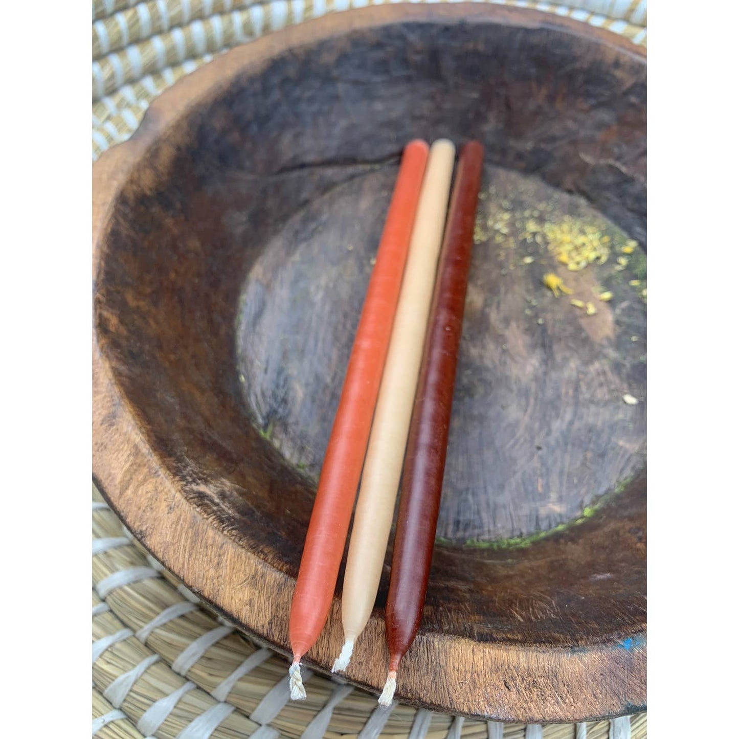 Skinny Tapered Candles - Woodland 6"