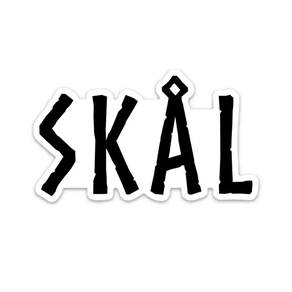 Skål Viking Sticker