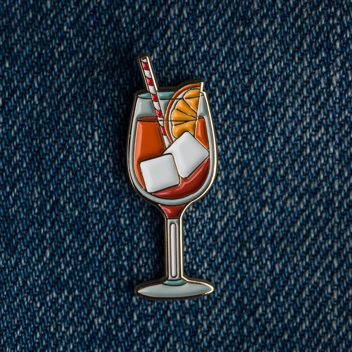 Aperol Spritz Cocktail Pin