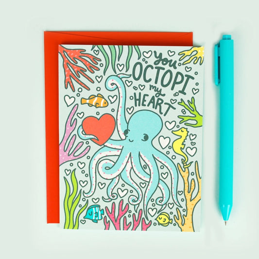 Greeting Cards - You Octopi My Heart