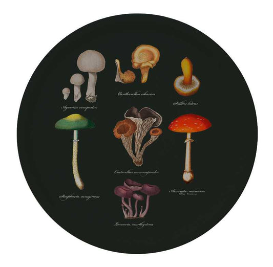 Round Tray - Mushroom