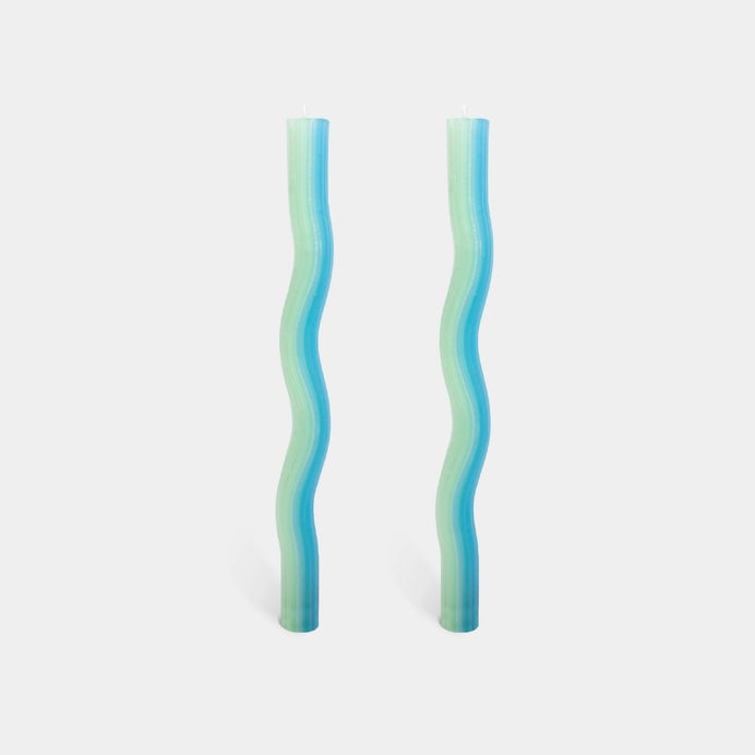 Wiggle Candle Sticks by Lex Pott - Mint (2 Pack)