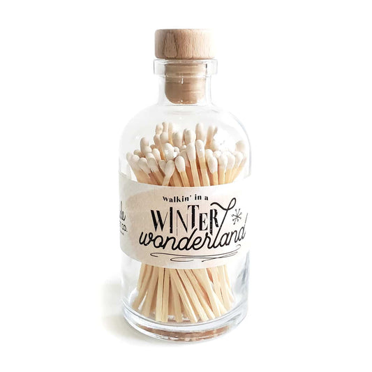 Vintage Apothecary Christmas Matches - Winter Wonderland