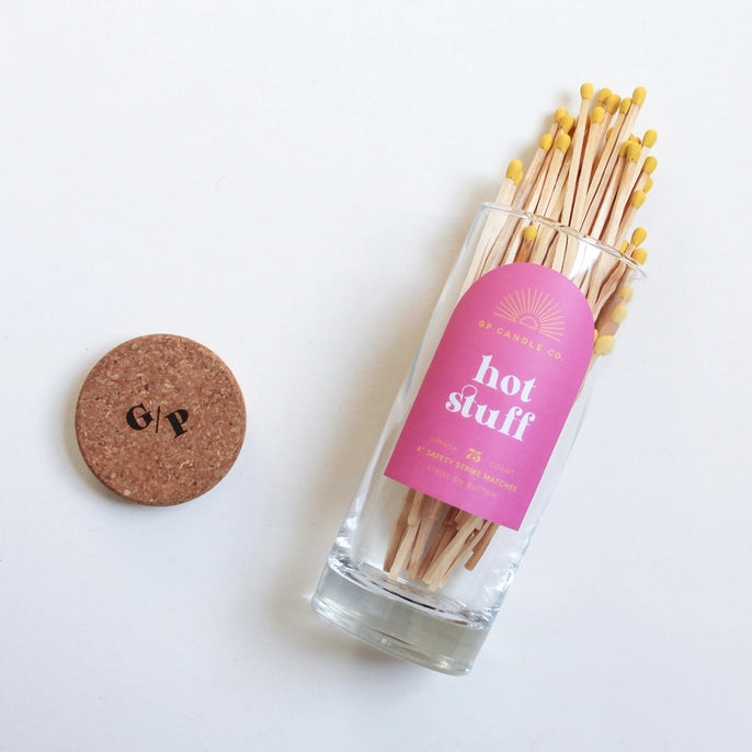 Hot Stuff Match Jar - 4" Matches