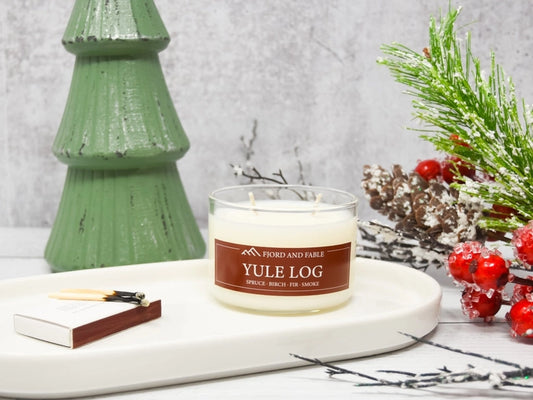 Fjord & Fable - 4oz Yule Log Soy Candle