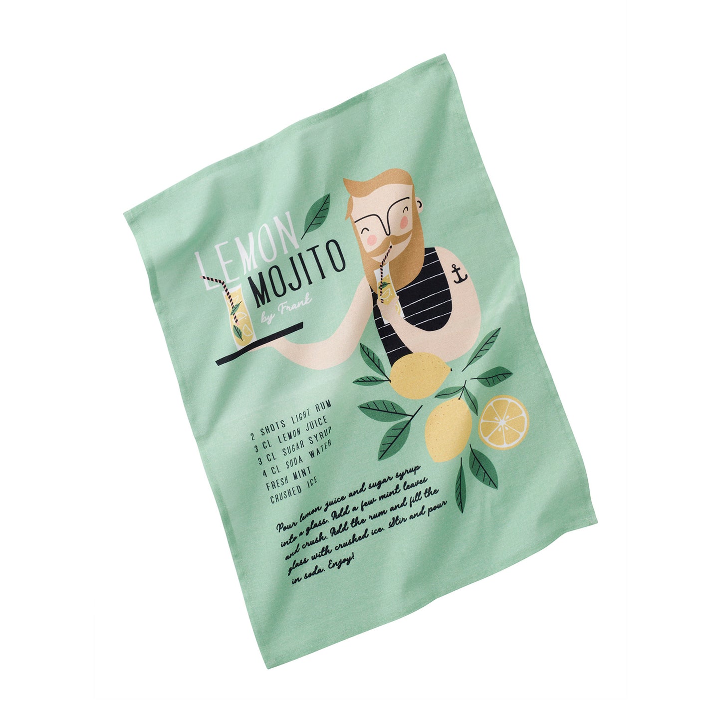 Friend Tea Towel - Lemon Mojito Frank