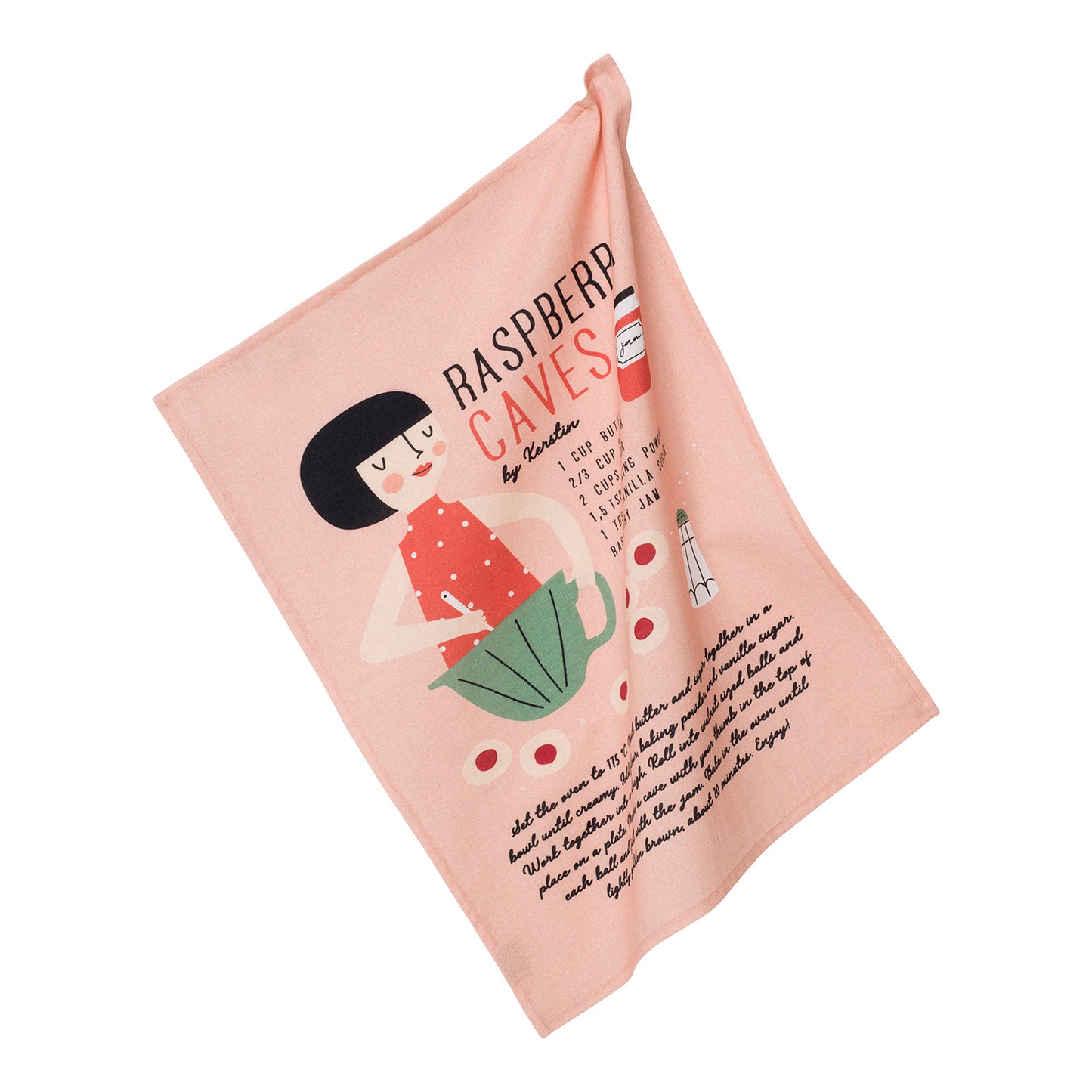 Friend Tea Towel - Raspberry Caves Kerstin