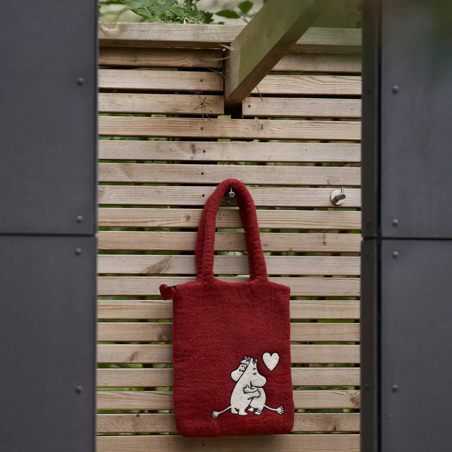 Moomin Klippan Handmade Tote Bag - Red