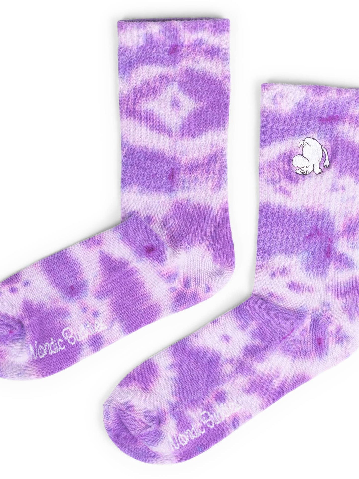 Moomintroll Tie Dye Socks - Purple