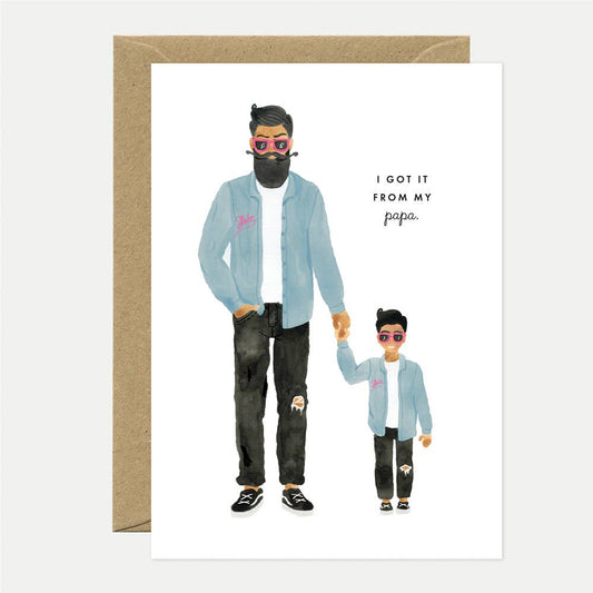 Greeting Cards - Papa Son