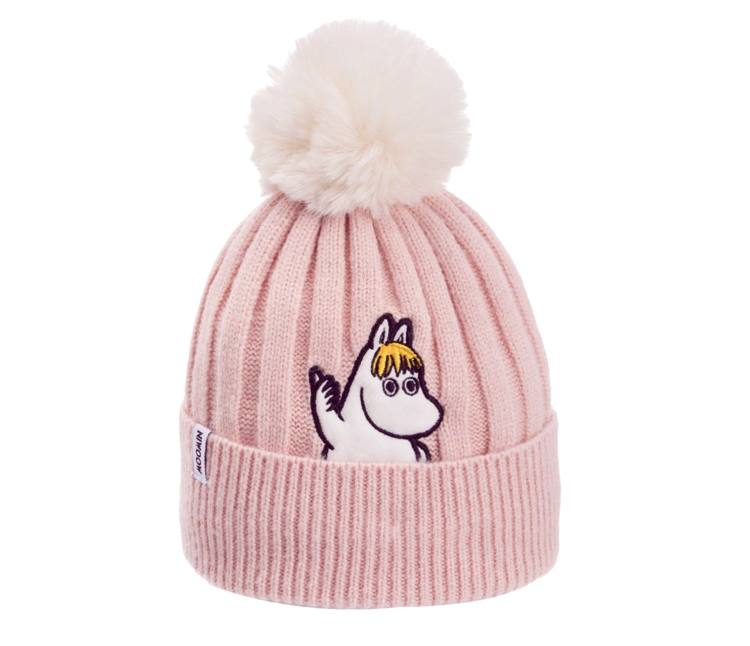 Moomin Winter Beanie Kids - Light Pink Snorkmaiden