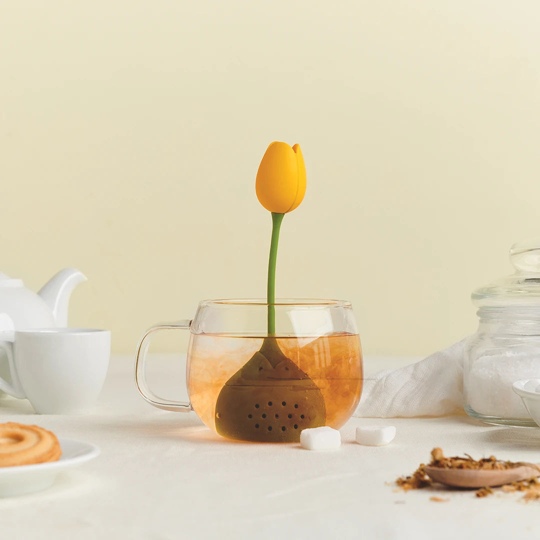 Tulip Tea Infuser - Yellow