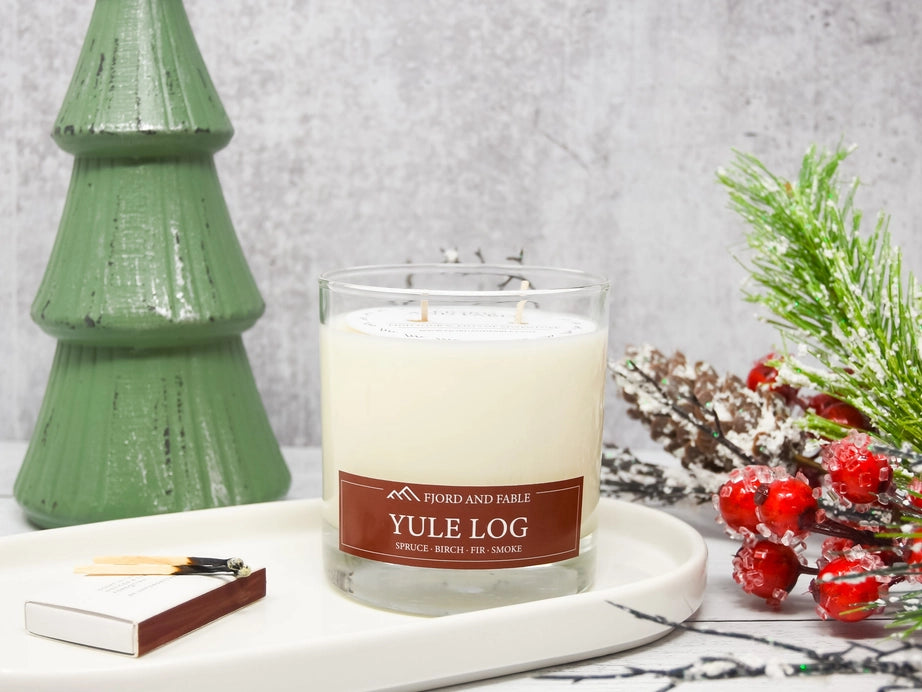 Fjord & Fable - 8oz Yule Log Soy Candle