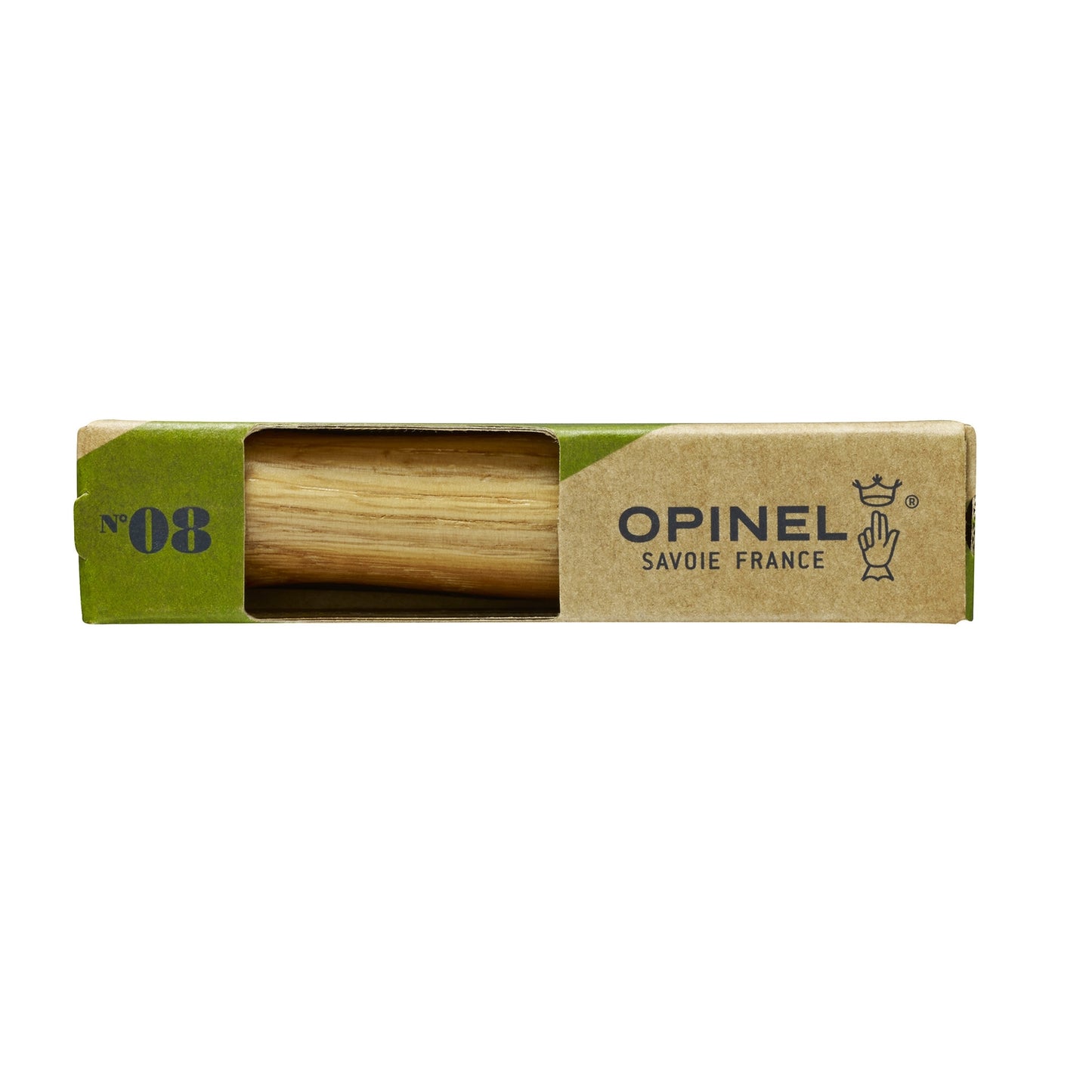 Opinel No.08 Oak Wood Folding Knife