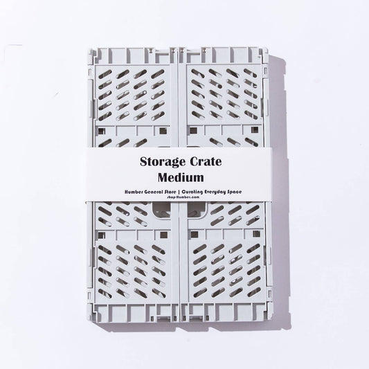 Humber Medium Storage Crate - Off White