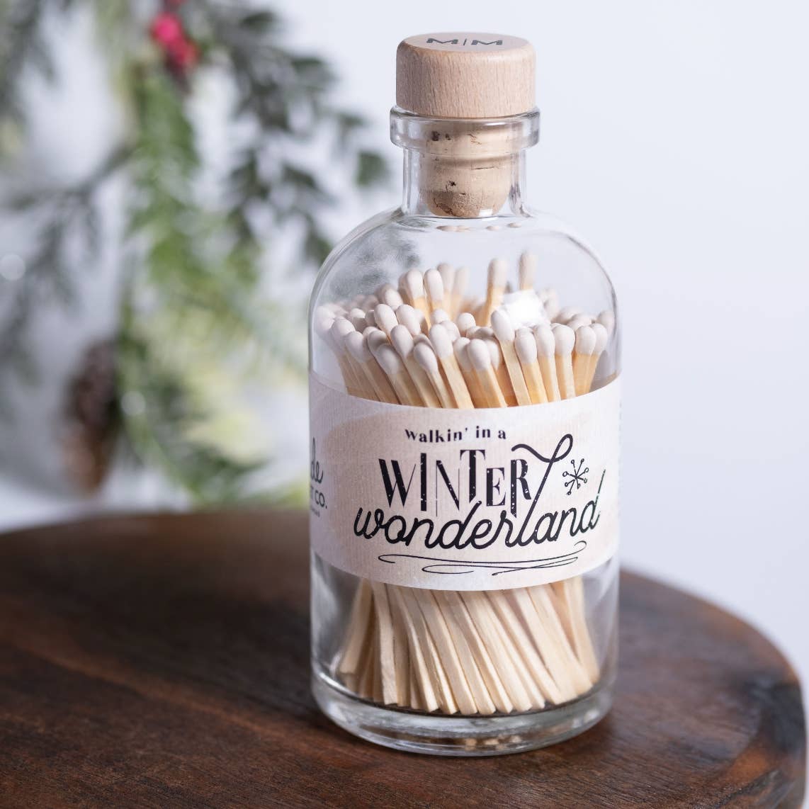 Vintage Apothecary Christmas Matches - Winter Wonderland