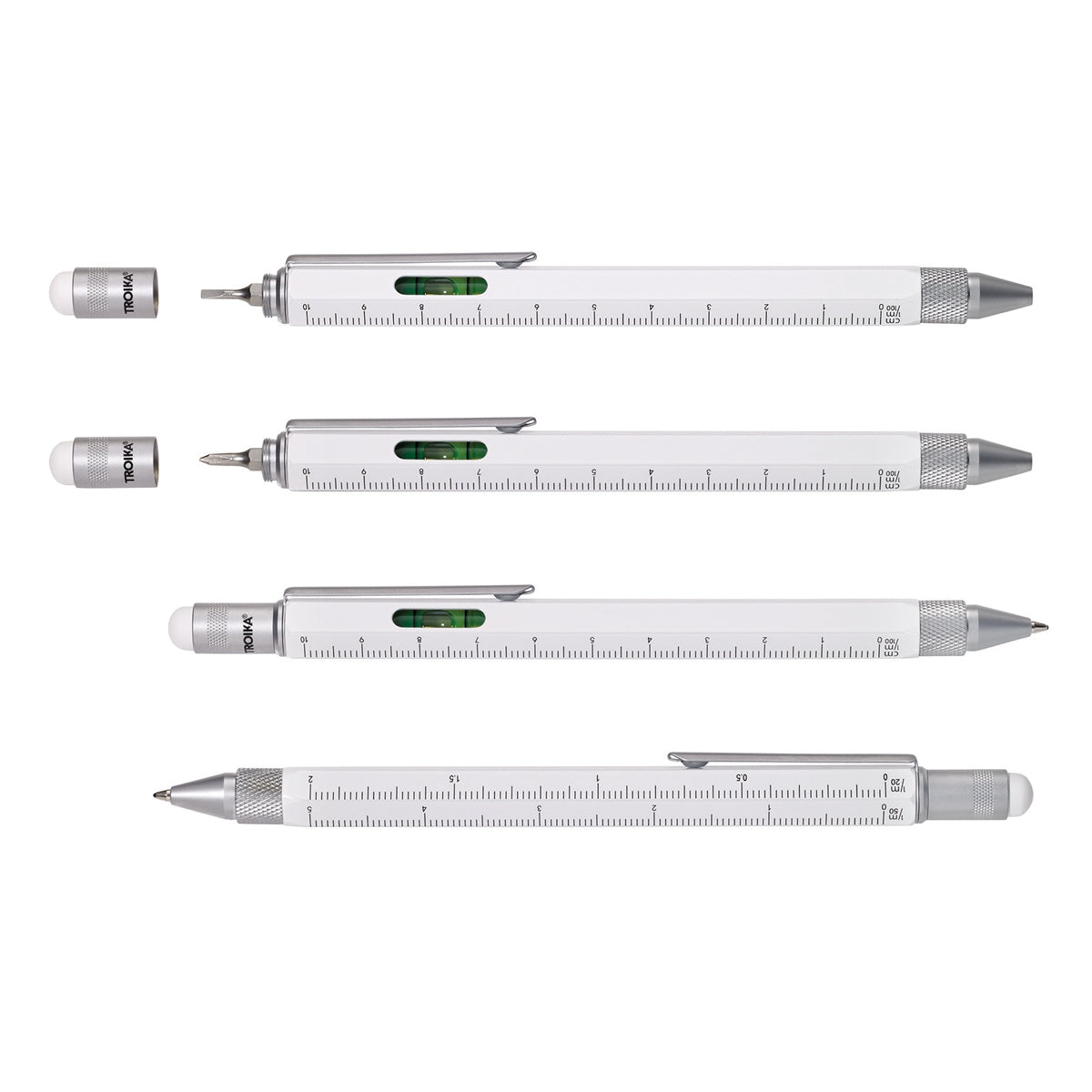 Construction Multi-Tool Pen - Silver