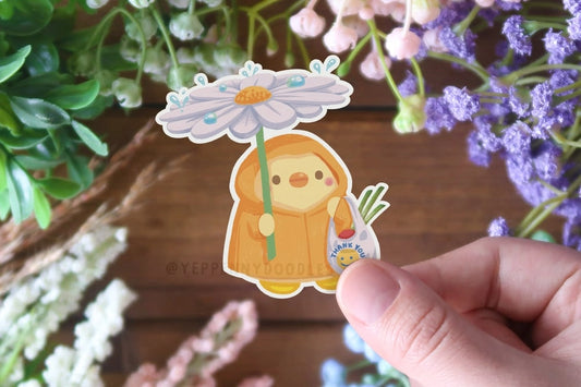 Grocery Duckie Sticker