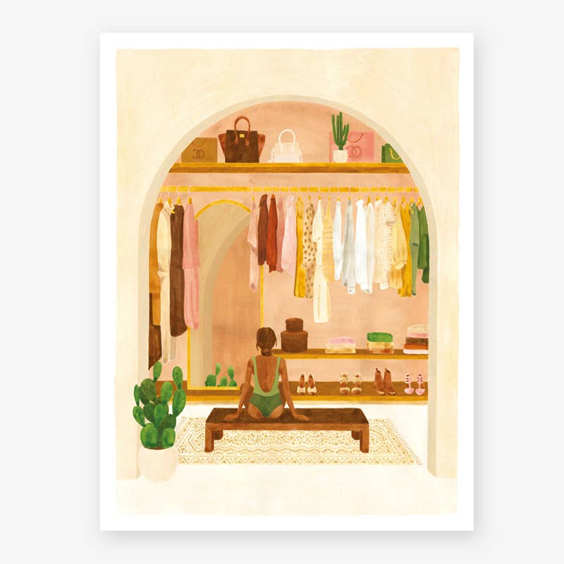 Dressing Art Print