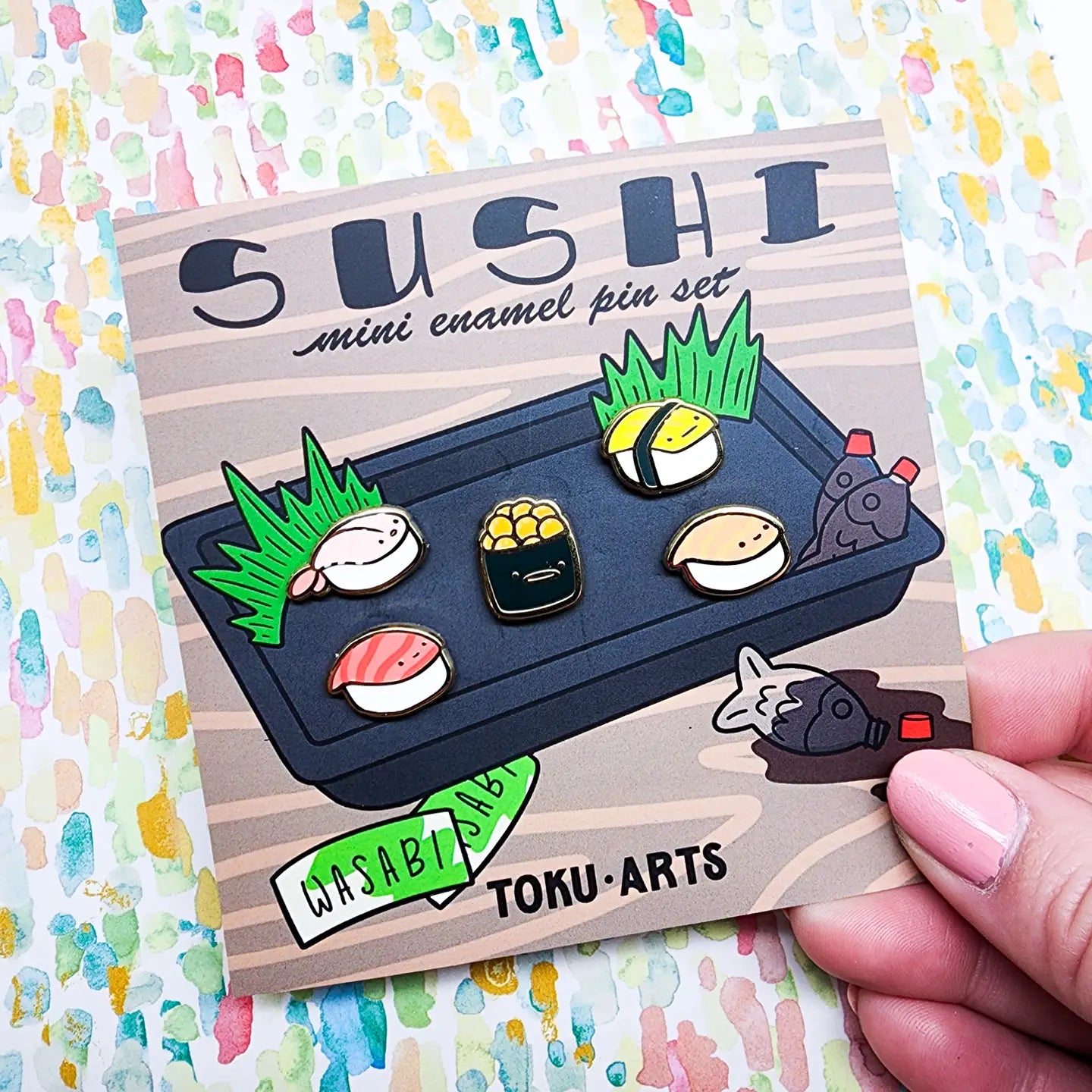 Sushi Mini Enamel Pin Set