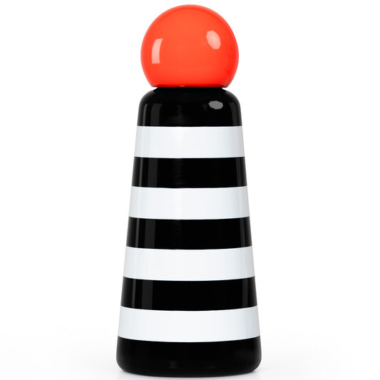 Skittle Original Water Bottle - Stripes & Coral