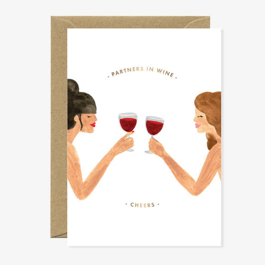 Greeting Cards - Partner in Wine